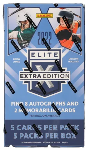 2022 Panini Elite Extra Edition Baseball Hobby Box