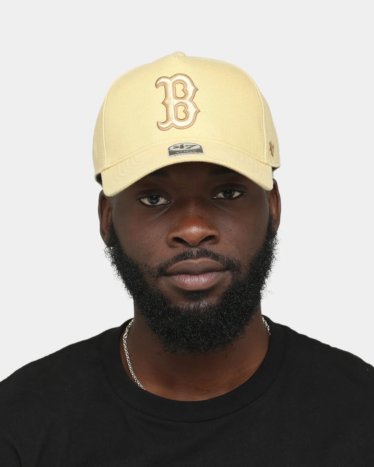 47 Brand Boston Red Sox 'Caramel Popcorn' MVP DT Snapback Light Gold/Camel