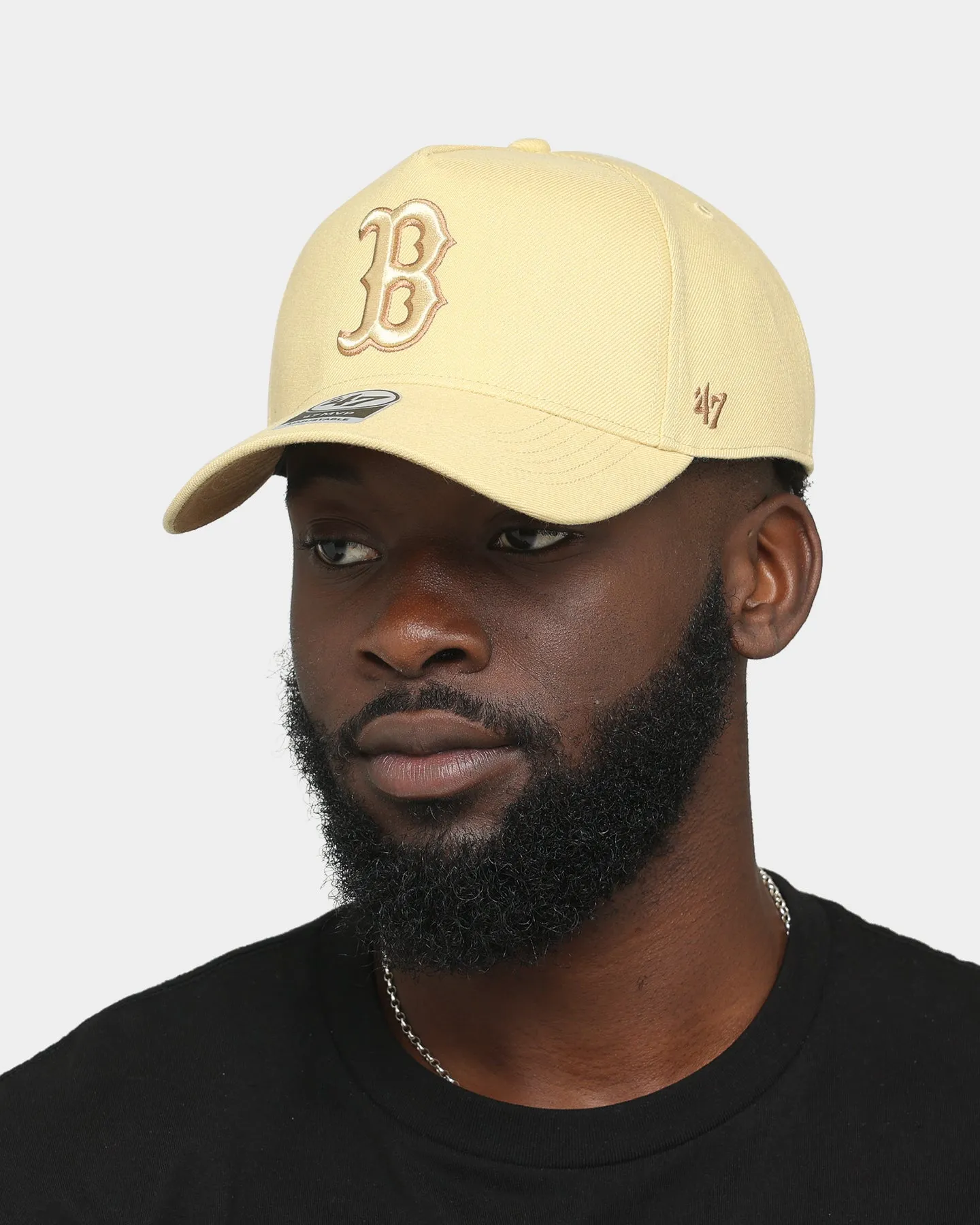 47 Brand Boston Red Sox 'Caramel Popcorn' MVP DT Snapback Light Gold/Camel