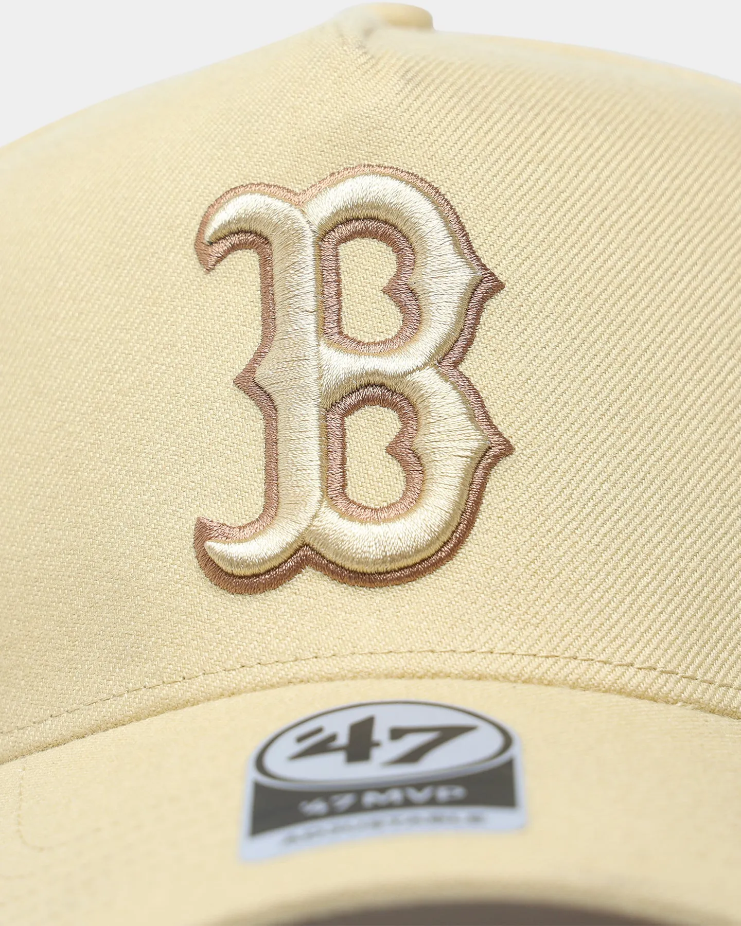 47 Brand Boston Red Sox 'Caramel Popcorn' MVP DT Snapback Light Gold/Camel