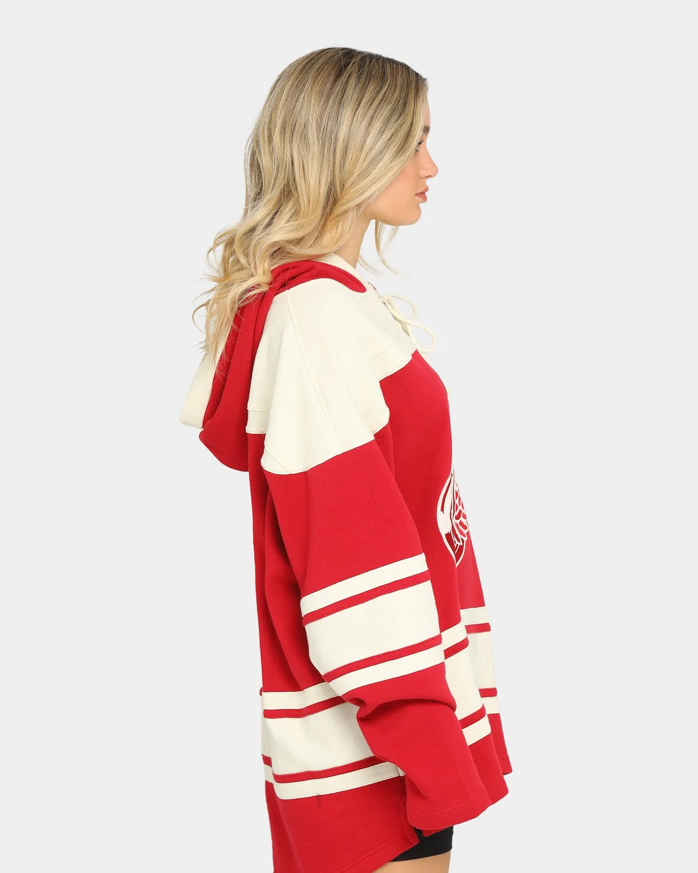 47 Brand Detroit Red Wings Superior Lacer Hoodie Red