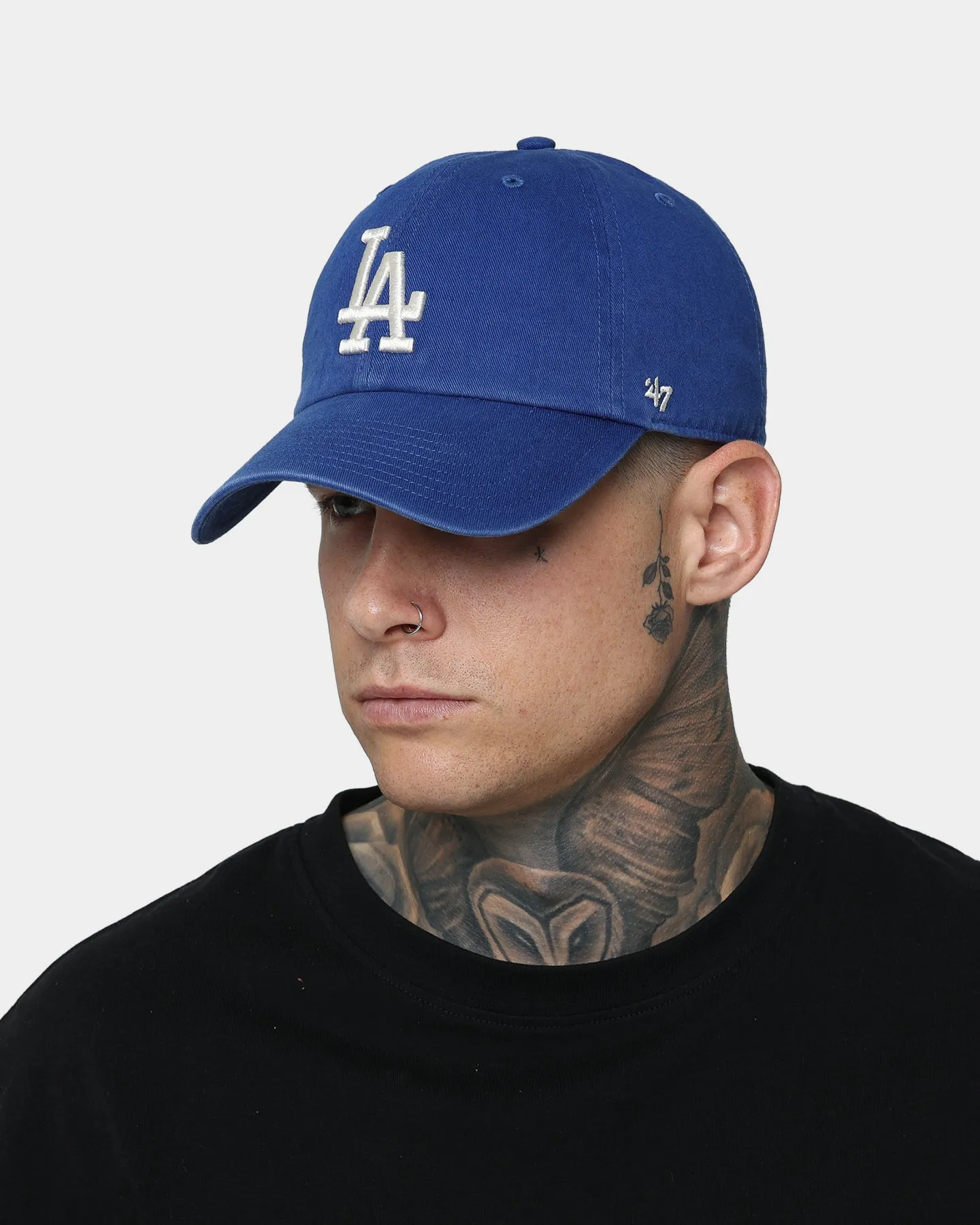 47 Brand Los Angeles Dodgers 'Classic Royal' Clean Up Strapback Royal/Natural