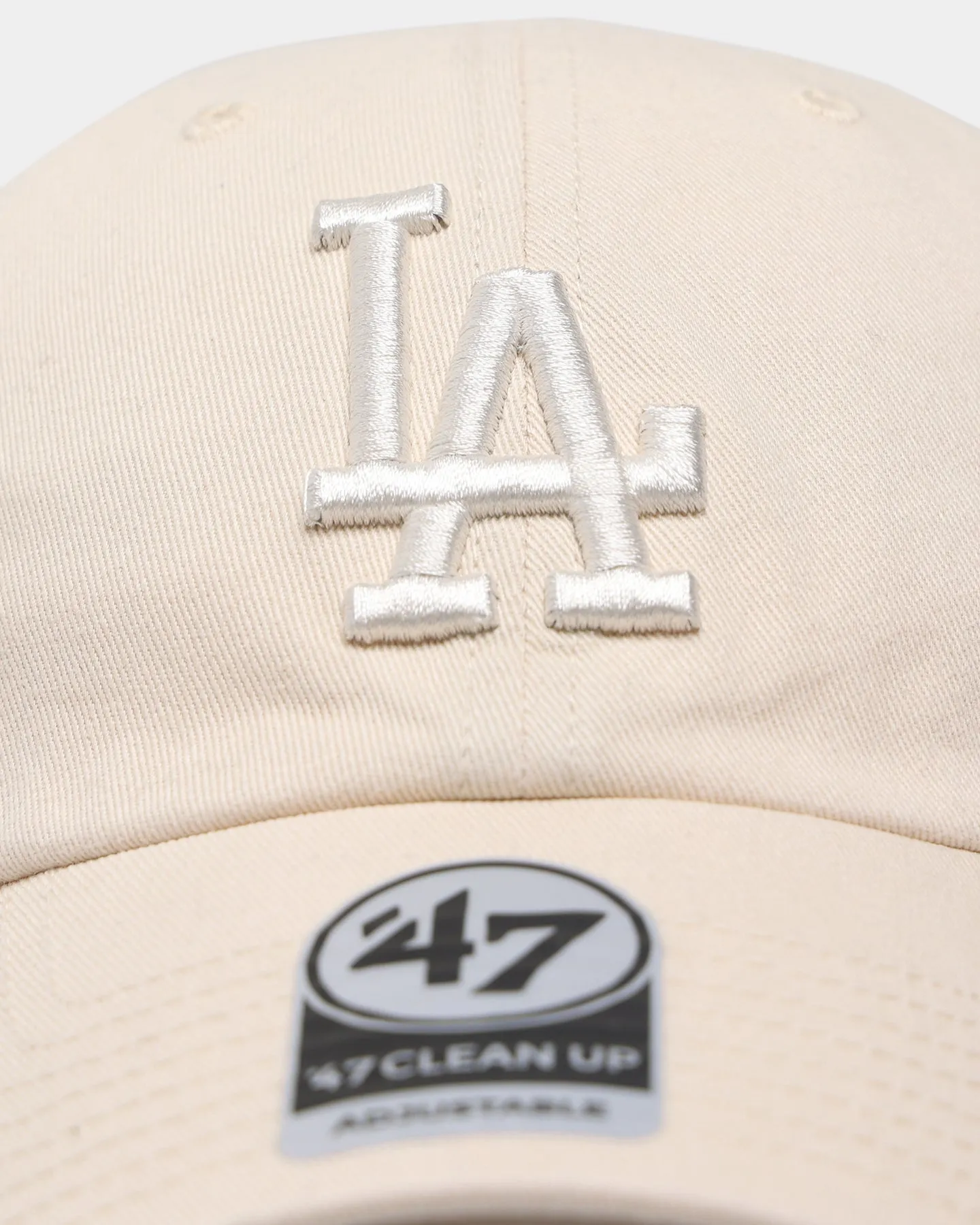 47 Brand Los Angeles Dodgers 'Vanilla Cream' Tonal Clean Up Strapback Natural