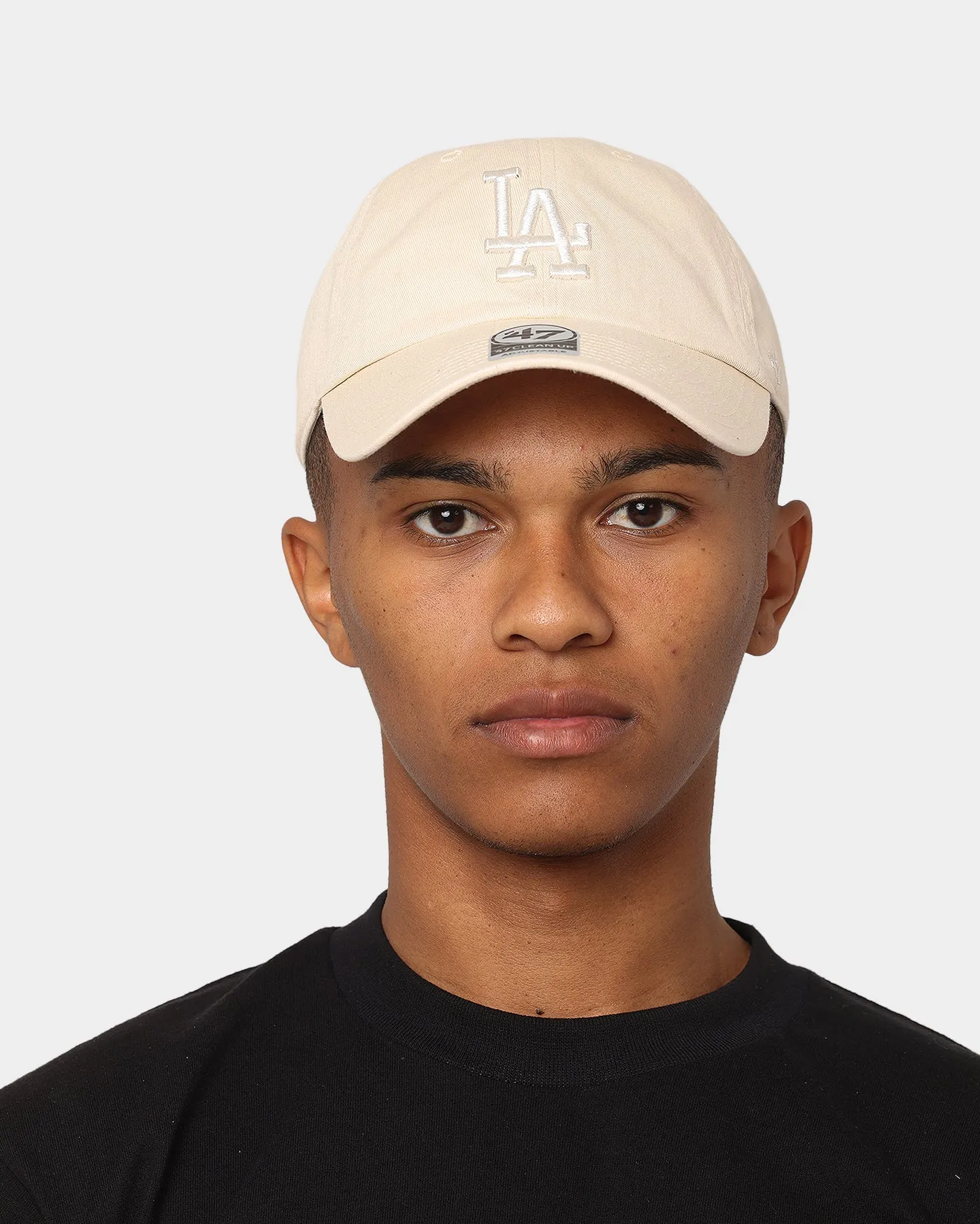 47 Brand Los Angeles Dodgers 'Vanilla Cream' Tonal Clean Up Strapback Natural