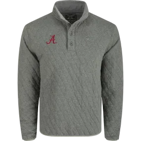 Alabama Delta Quilted 1/4 Snap Sweatshirt