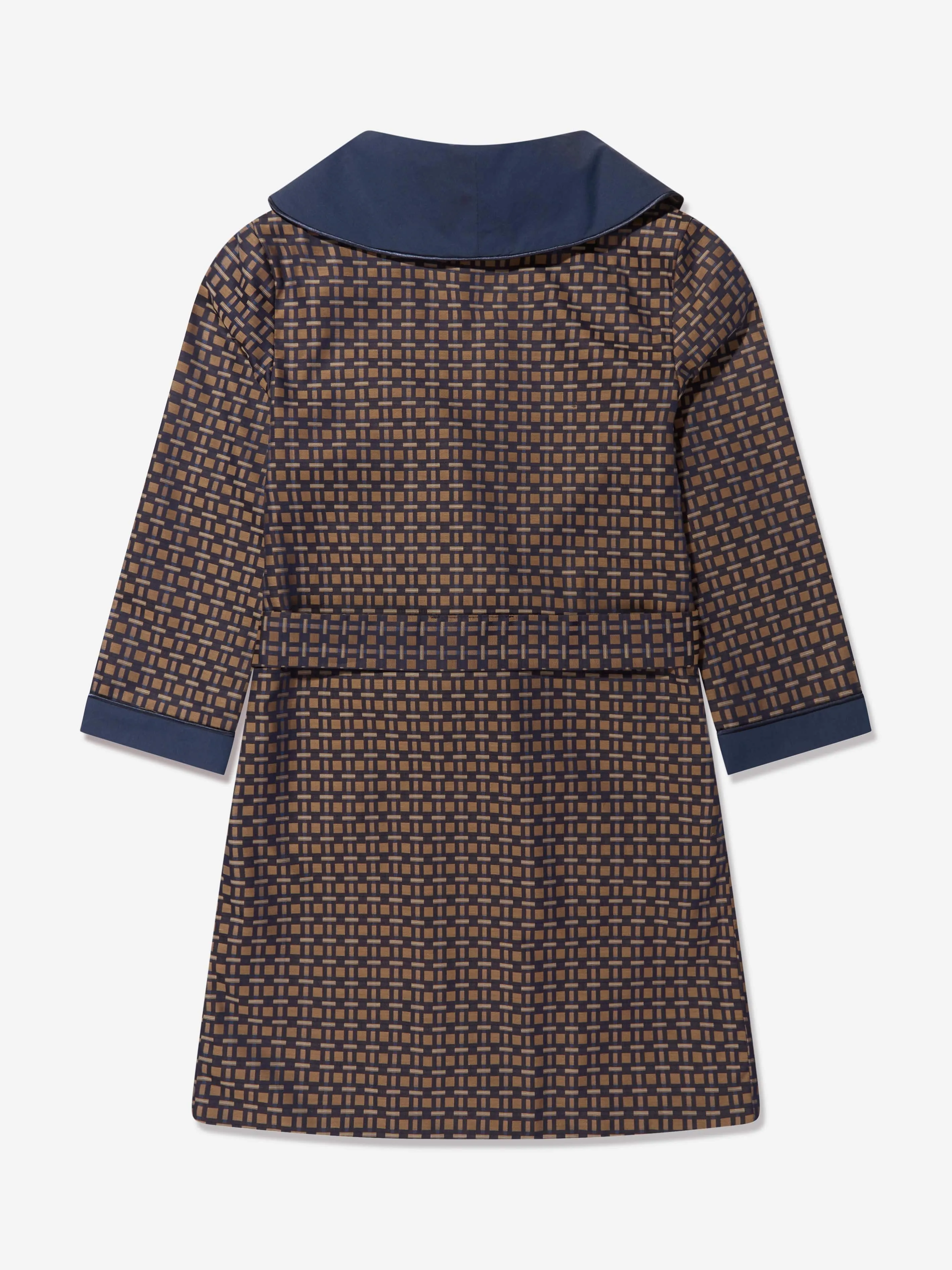 Amiki Children Boys Theodore Dressing Gown in Navy