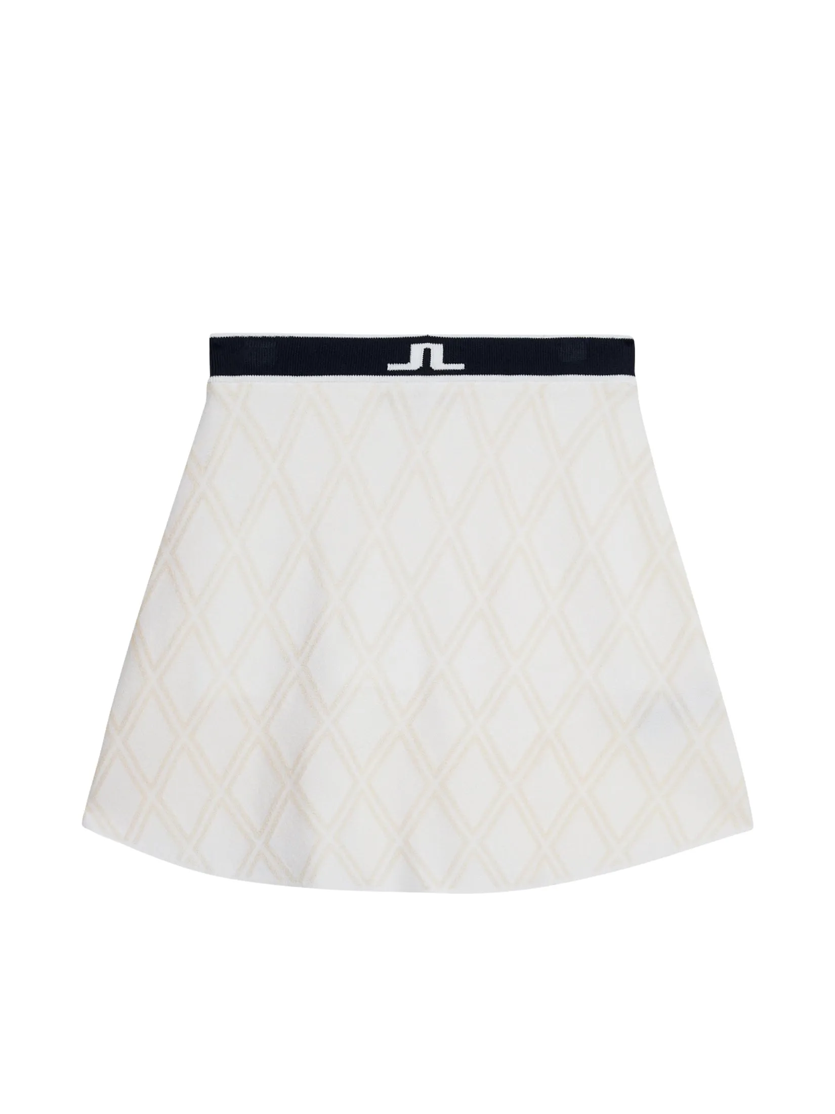 Aper Knitted Skirt / White