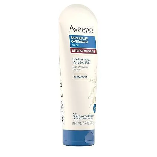 Aveeno Skin Relief Overnight Intense Moisture Cream - 7.3oz