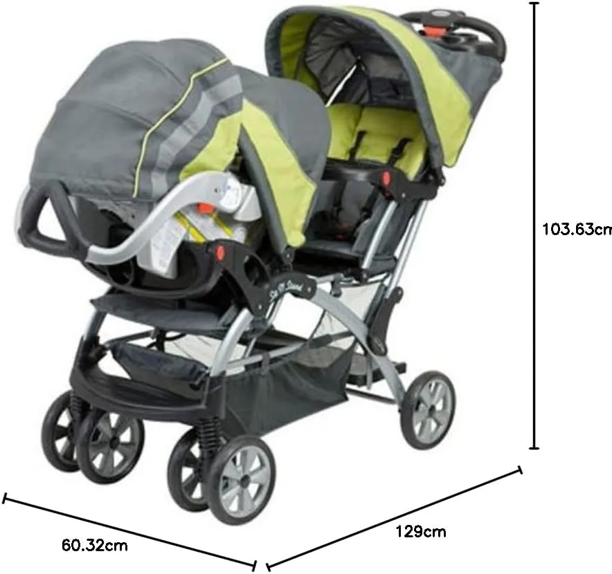 Baby Trend Sit N Stand Double Carbon