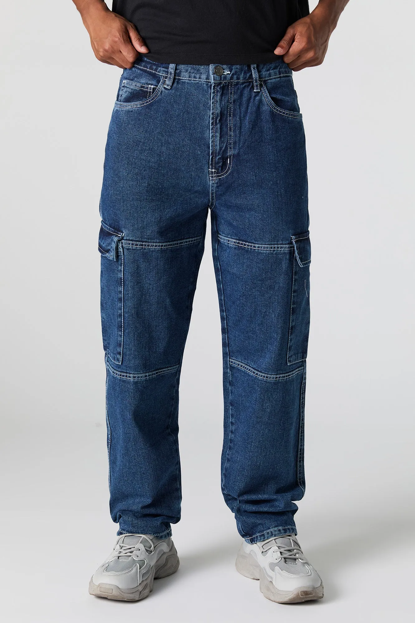 Baggy Straight Leg Cargo Jean