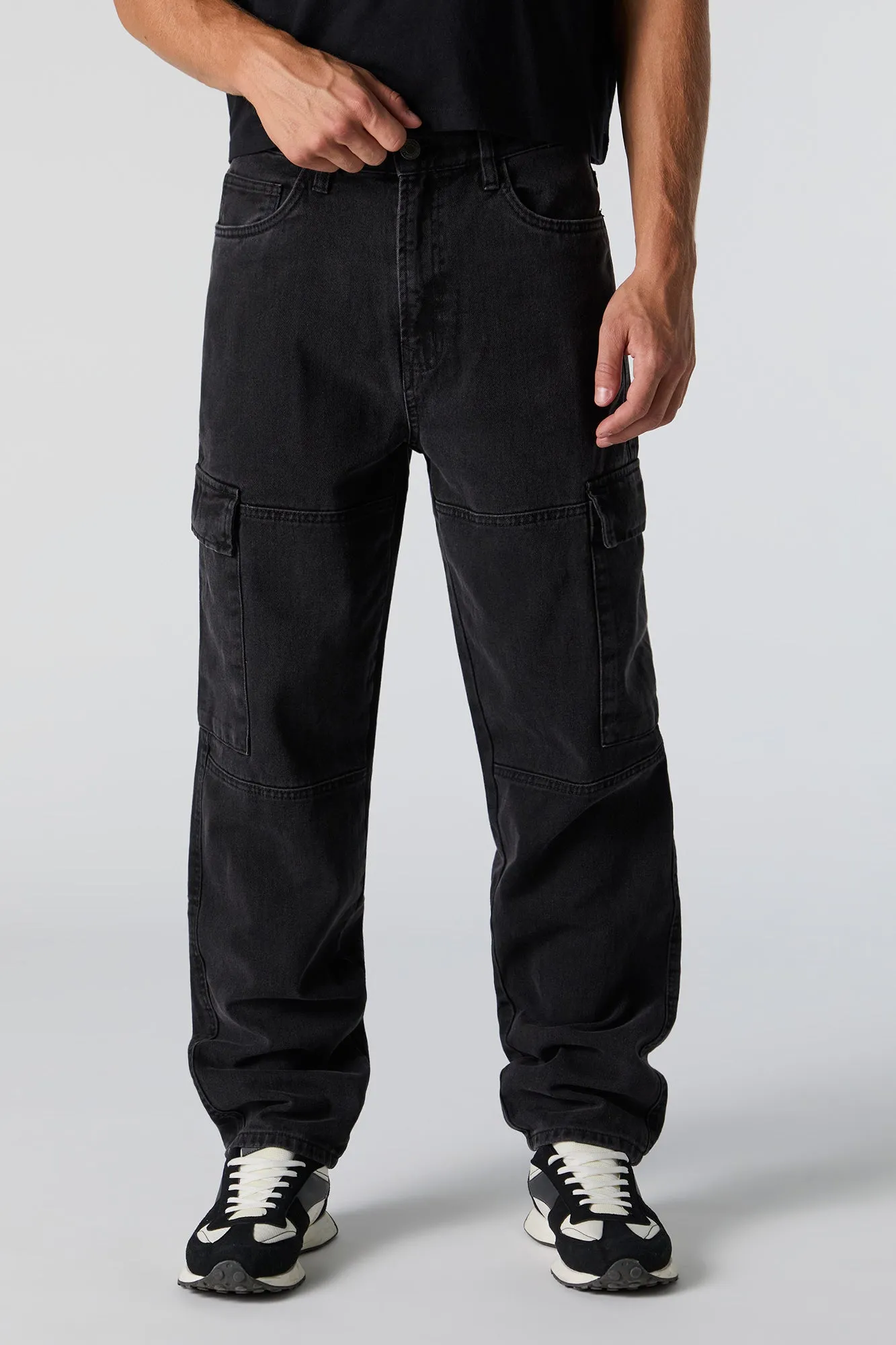 Baggy Straight Leg Cargo Jean