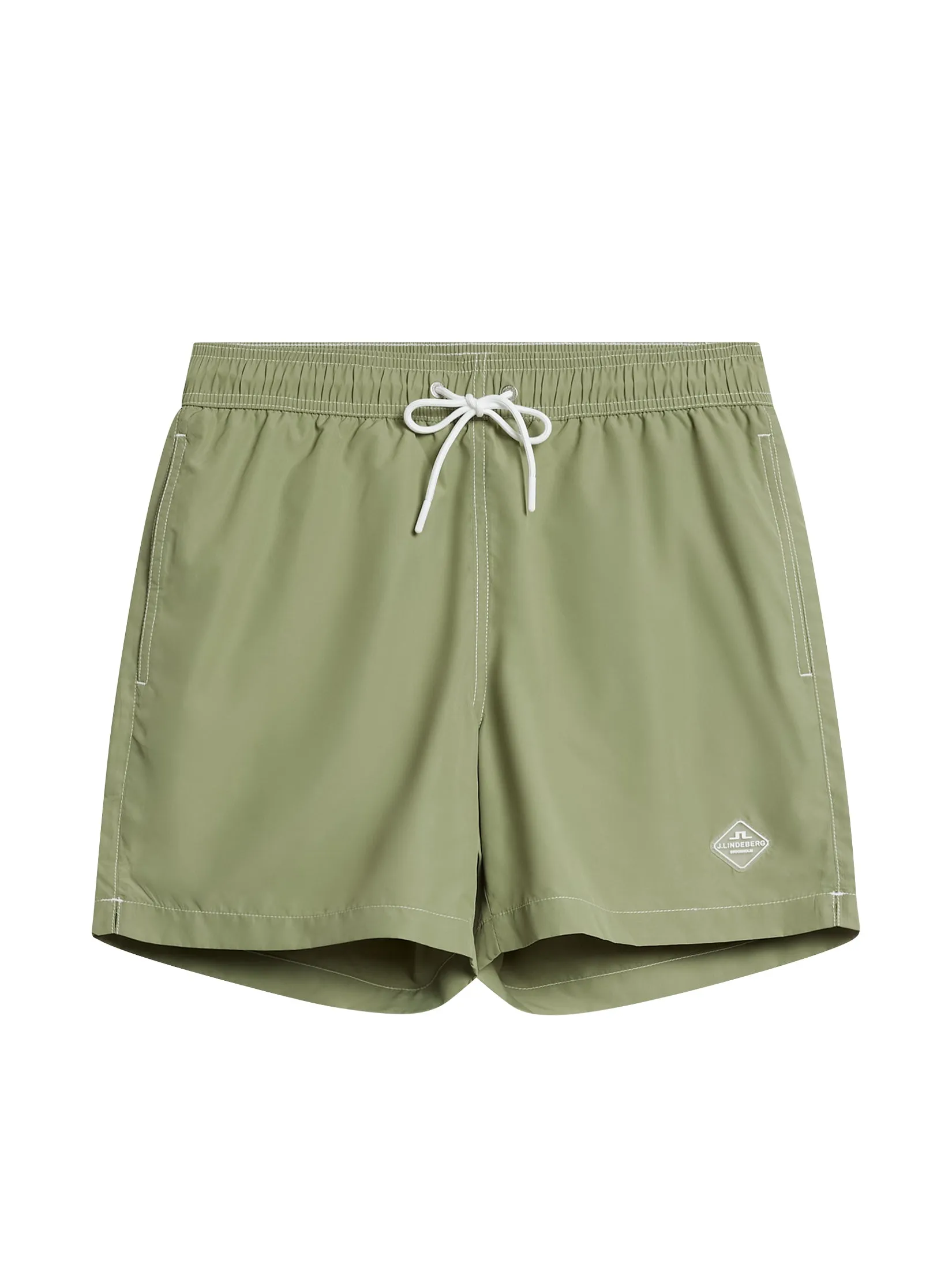 Banks Solid Swim Trunks / Oil Green