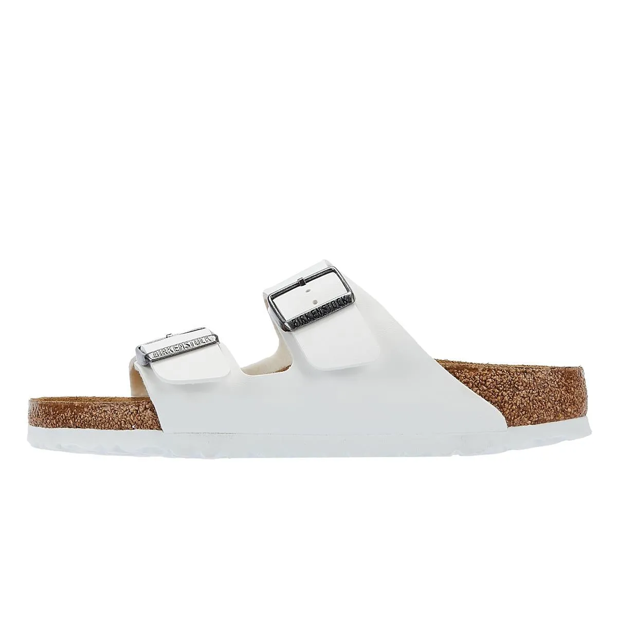 Birkenstock Arizona Birko Flor White Narrow Sandals