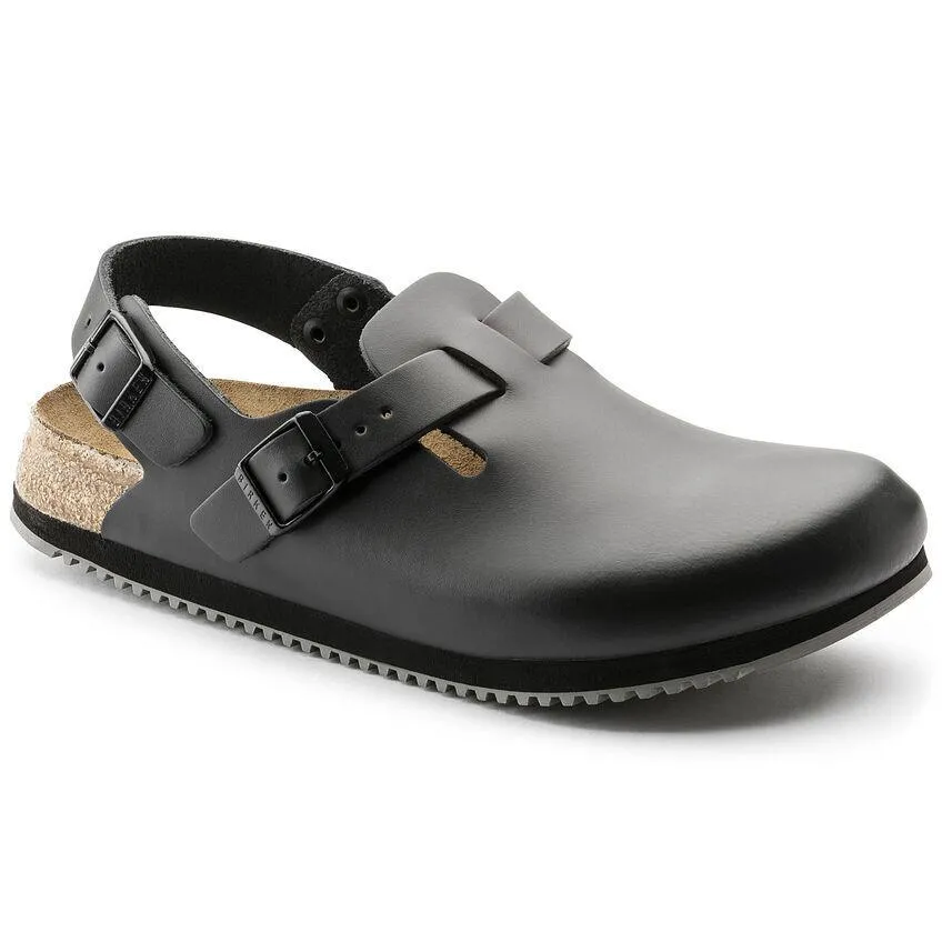 Birkenstock Men's Tokio Supergrip Black Leather