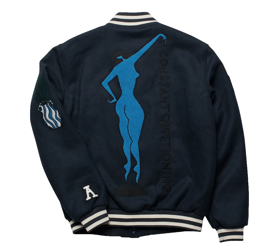 by Parra Run & Sit Bike Varsity Jacket