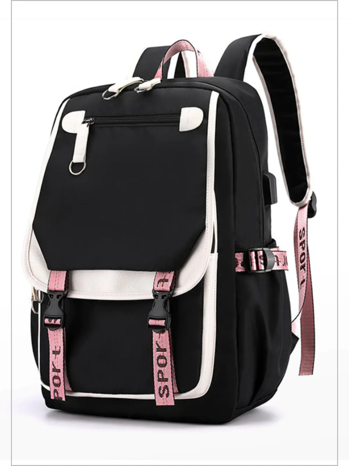 Campus Cool Girl USB Port Backpack