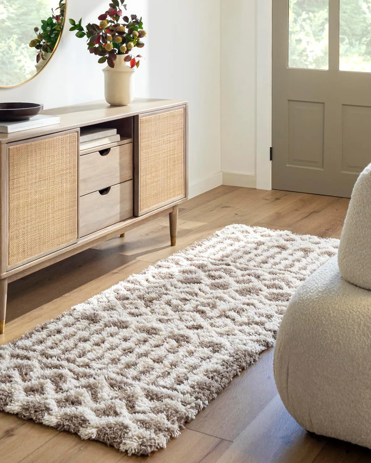 Carter Shag Area Rug Carpet for Living Room Bedroom or Kitchen