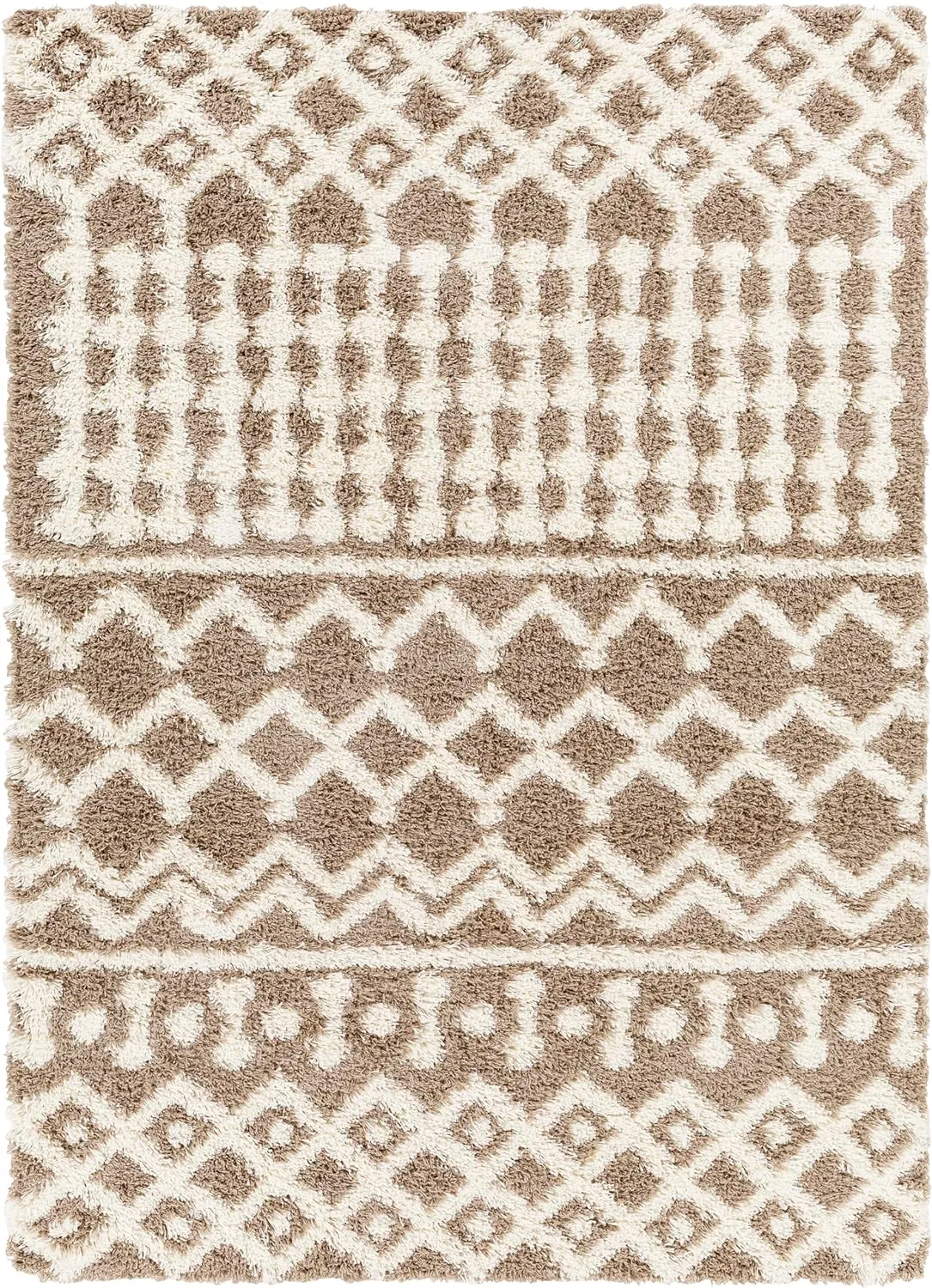 Carter Shag Area Rug Carpet for Living Room Bedroom or Kitchen