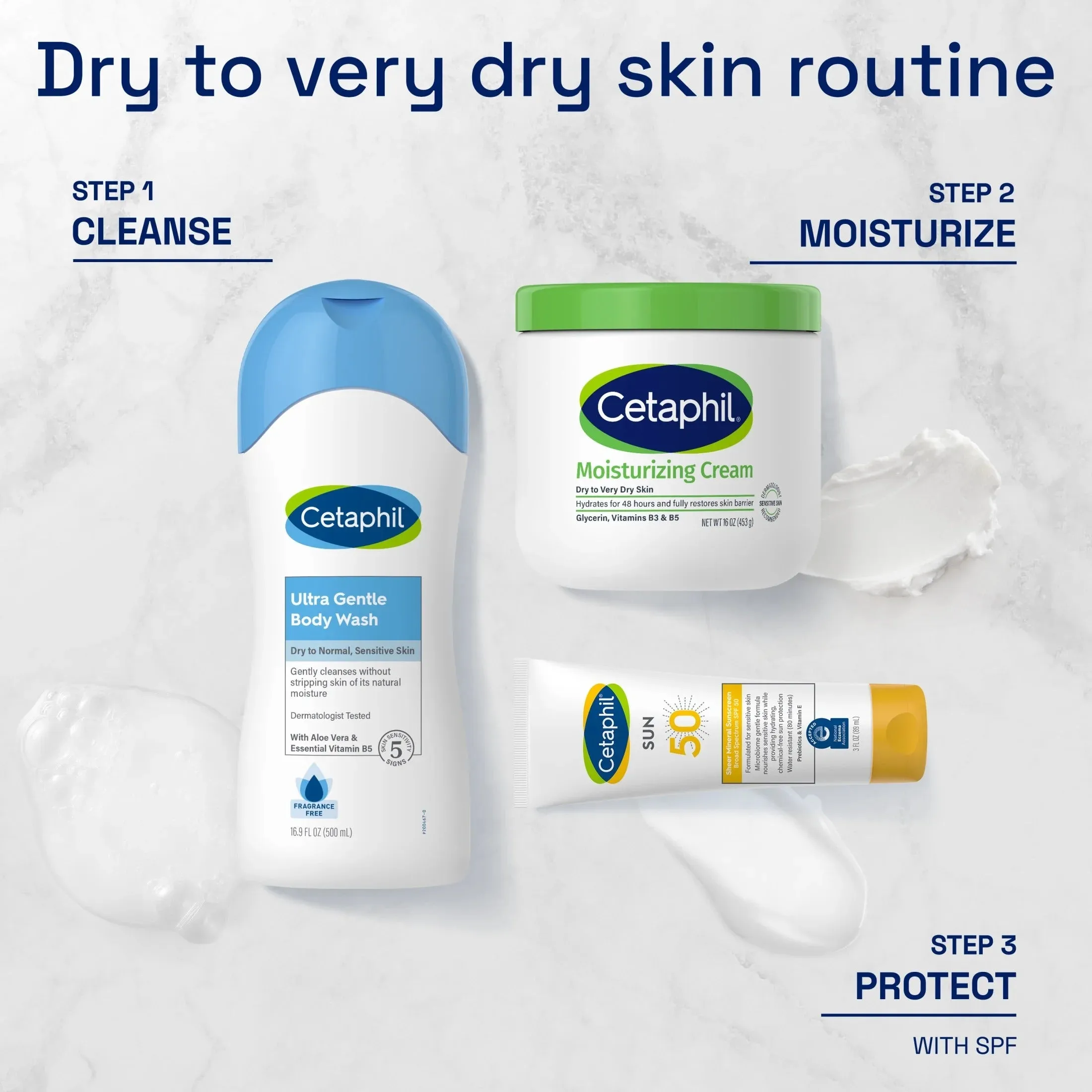 Cetaphil Body Moisturizing Cream for Very Dry to Dry Skin