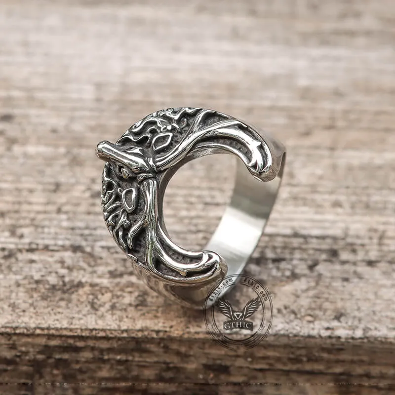 Christmas Elk Stainless Steel Animal Ring