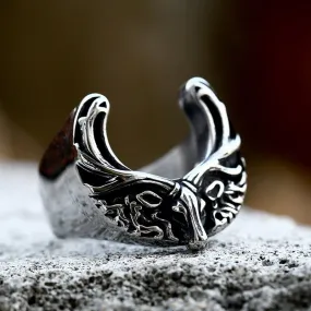 Christmas Elk Stainless Steel Animal Ring