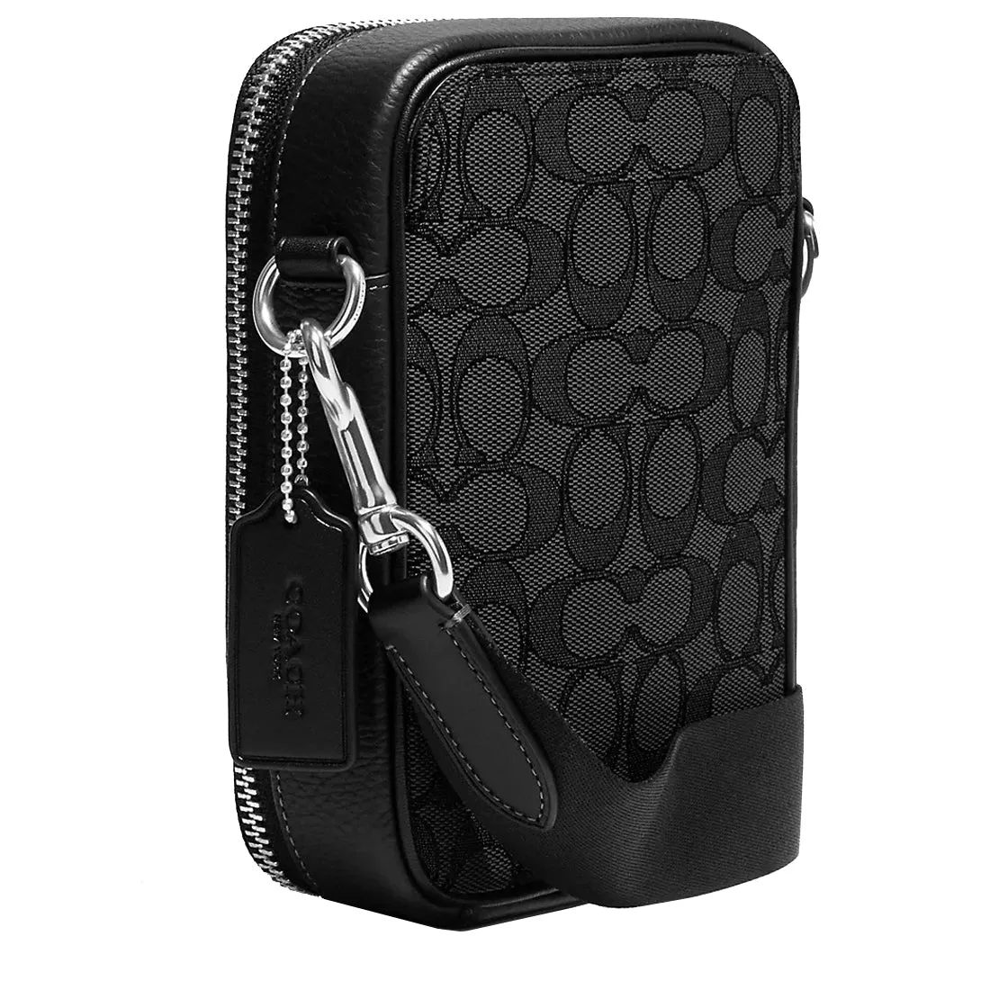 Coach Stanton Crossbody in Signature Jacquard Black