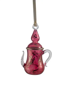 Coffeepot Ornament Red