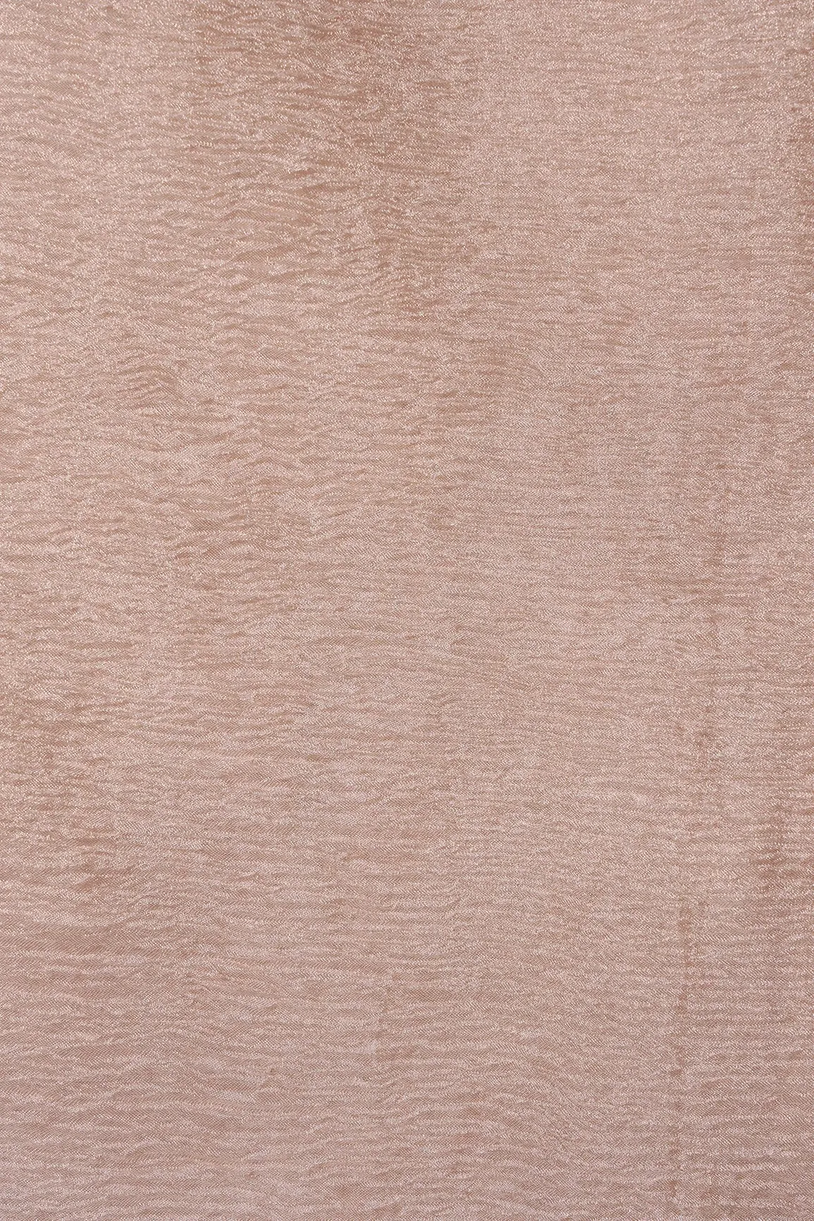 Copper Beige Banarasi Zari Crush Tissue Fabric