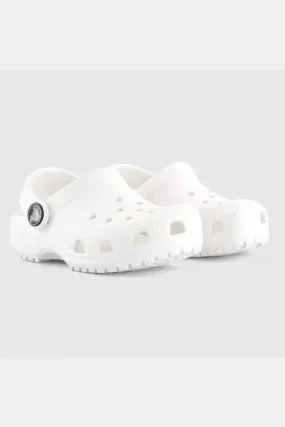 CROCS - toddler classic clog - white