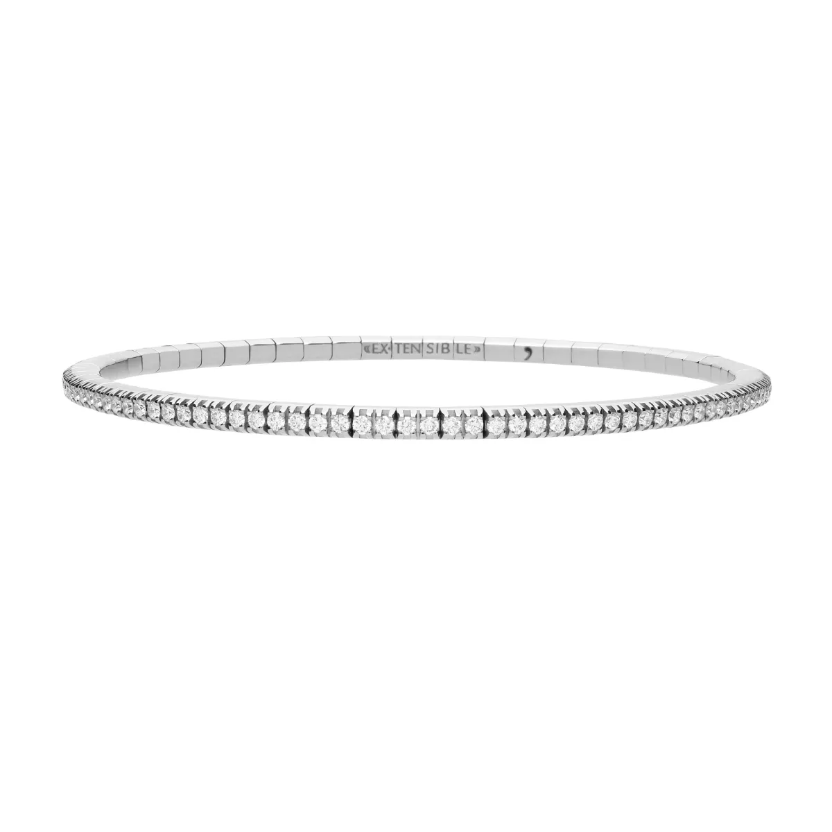 Extensible Round Tennis Bracelet