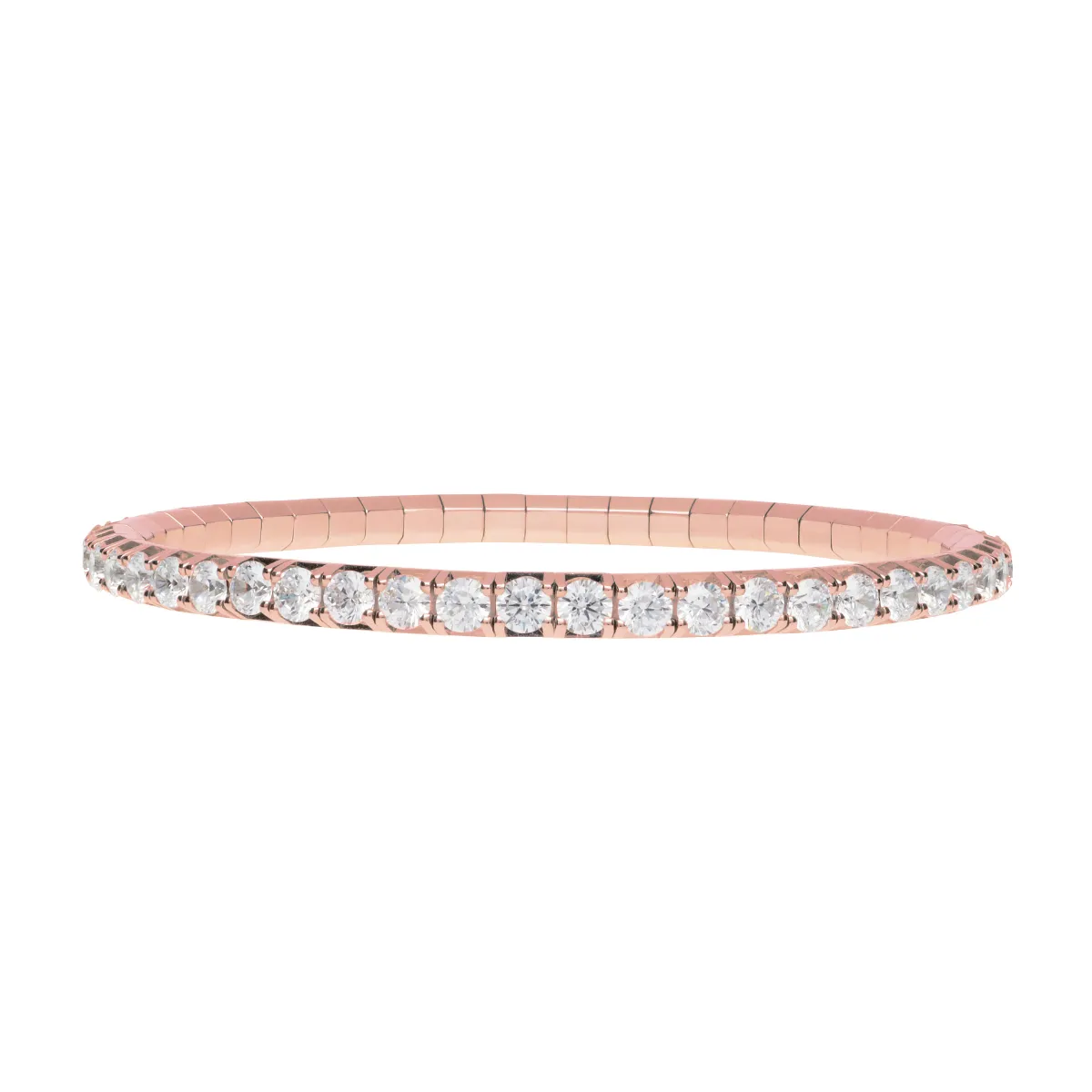 Extensible Round Tennis Bracelet