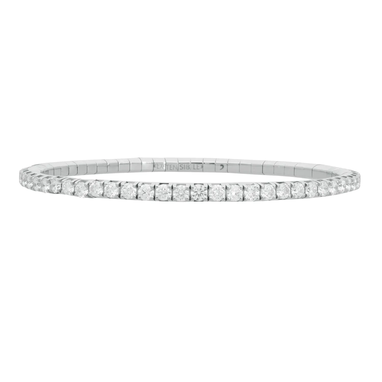 Extensible Round Tennis Bracelet