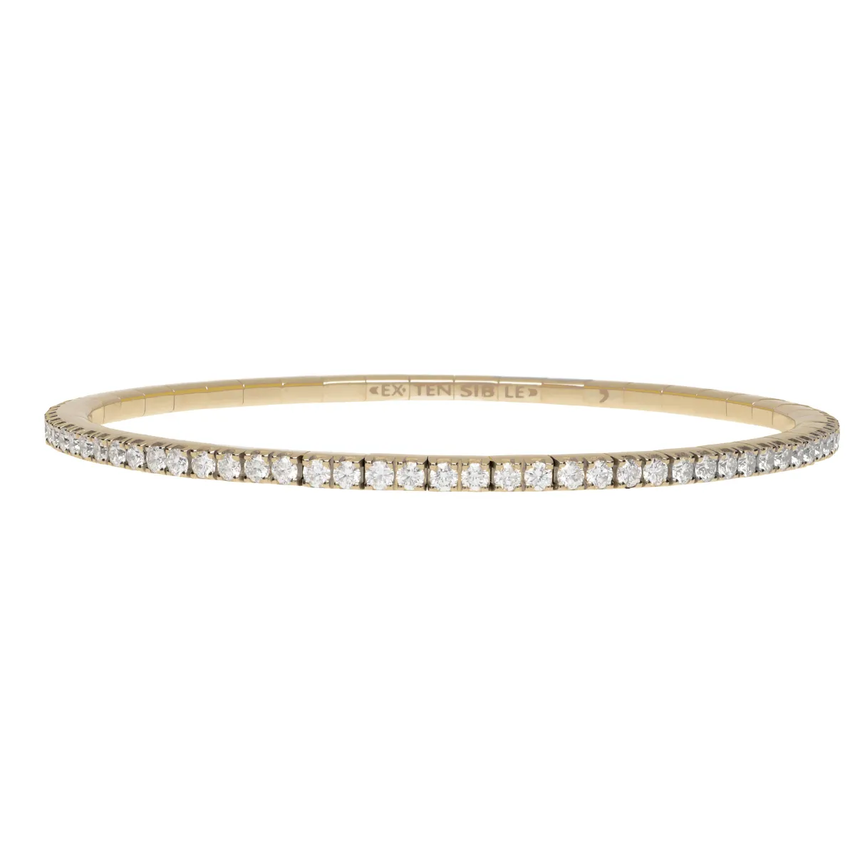 Extensible Round Tennis Bracelet