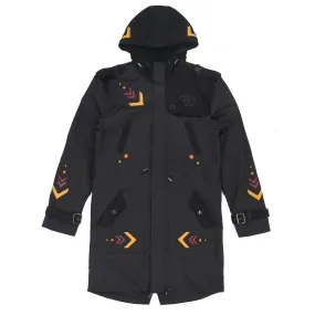 F1334 Jovan Aztec Weather Proof Coat - Black