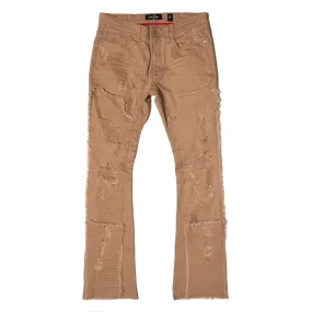 F1781 Gambol Stack Jeans - Khaki