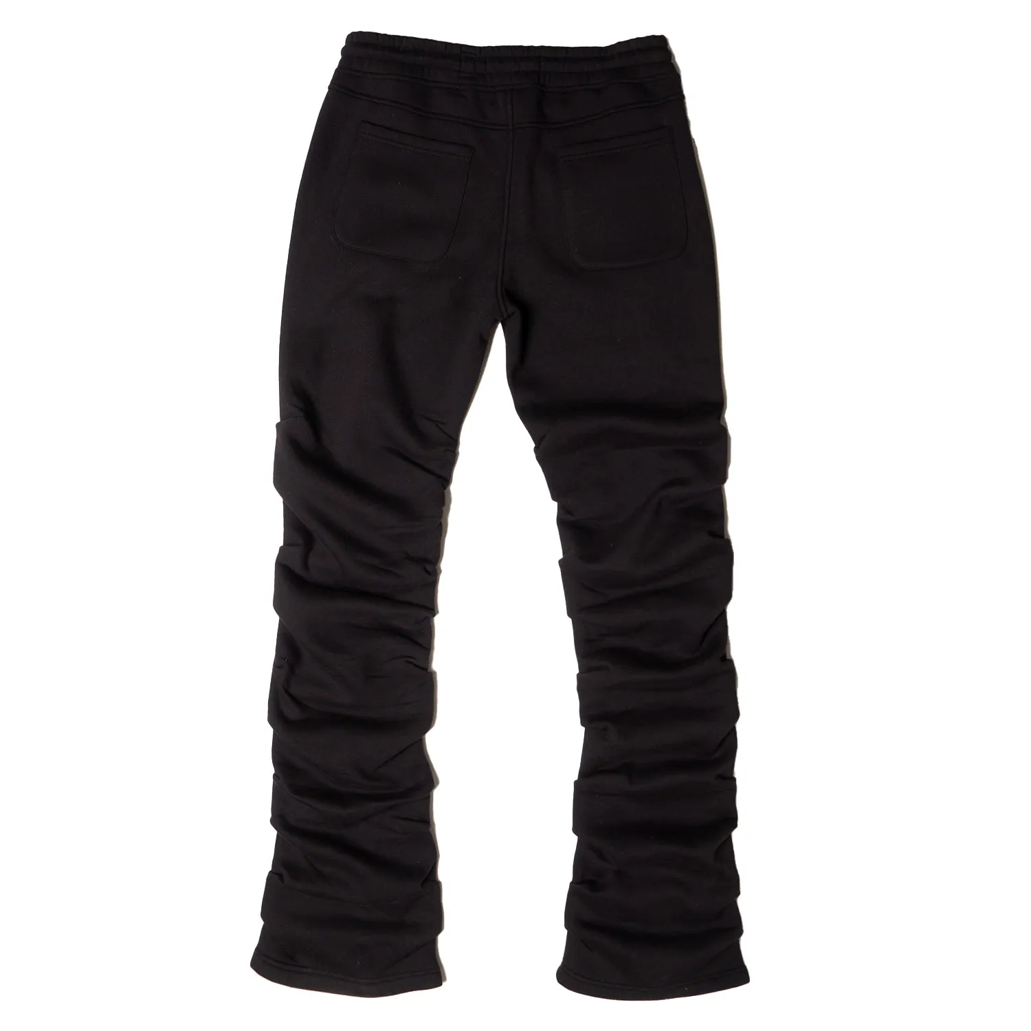 F6220 Malik Stacked Sweatpants - Black