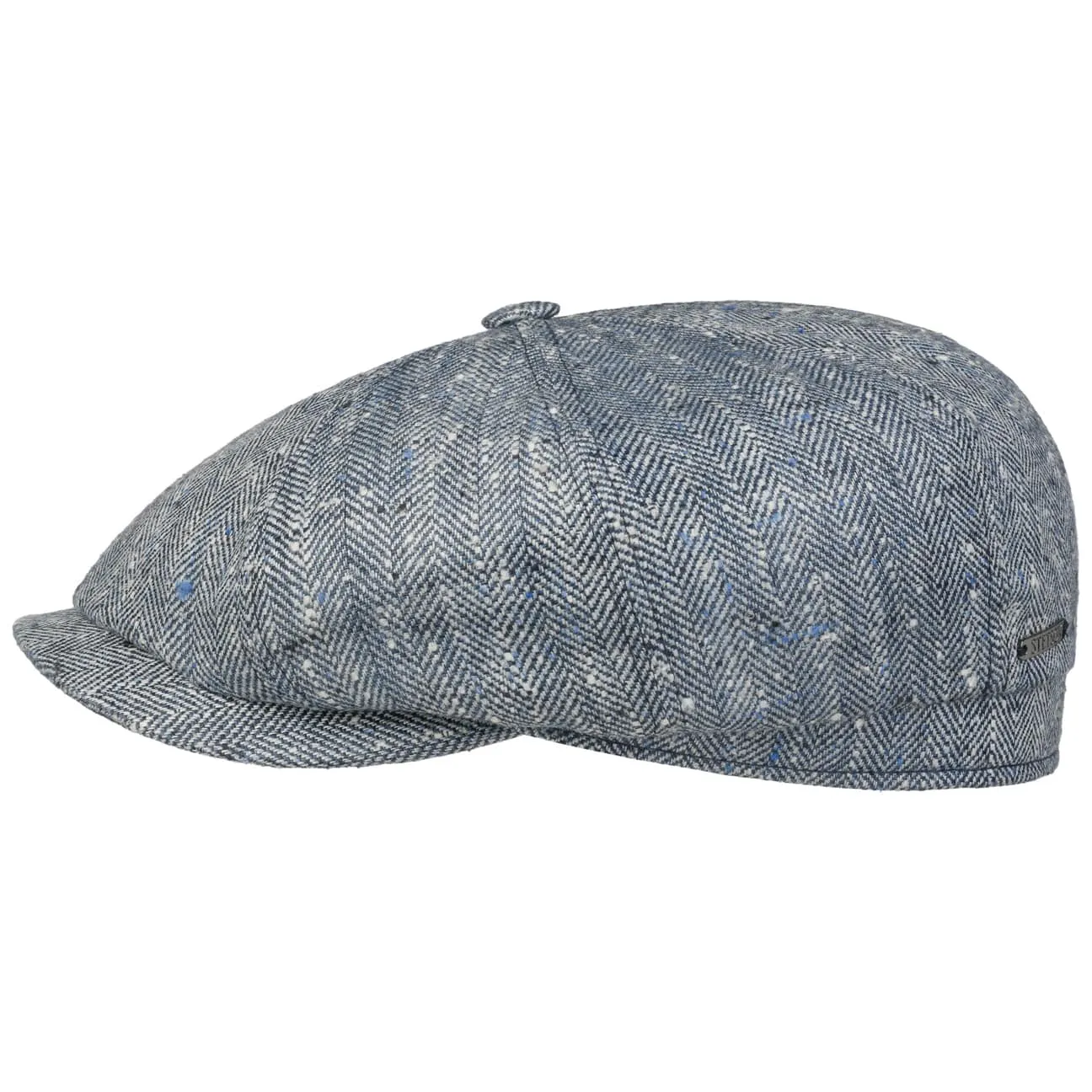 Hatteras Tweed Herringbone Newsboy by Stetson