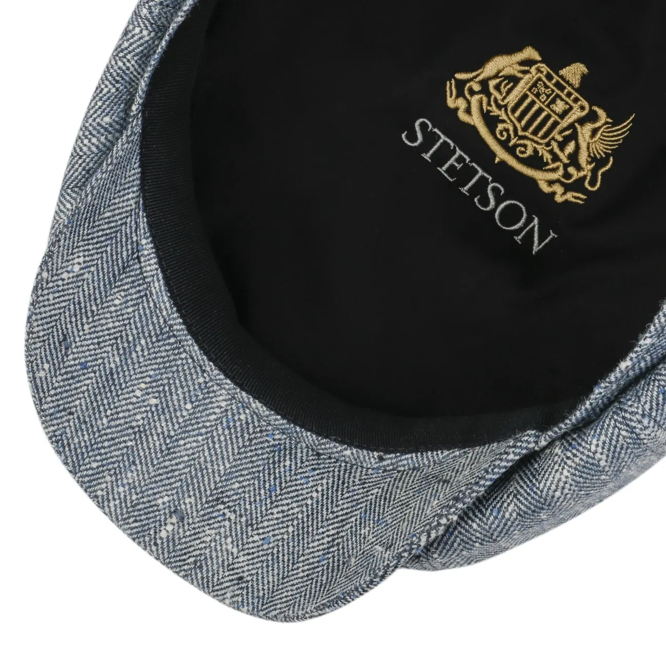 Hatteras Tweed Herringbone Newsboy by Stetson