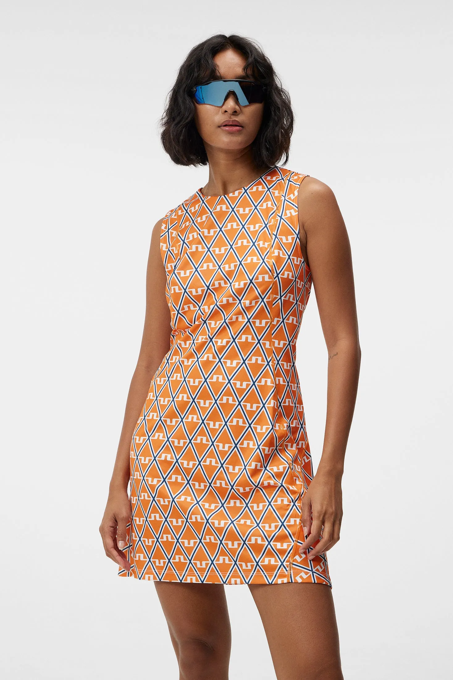 Helena Print Dress / Exuberance Diamond