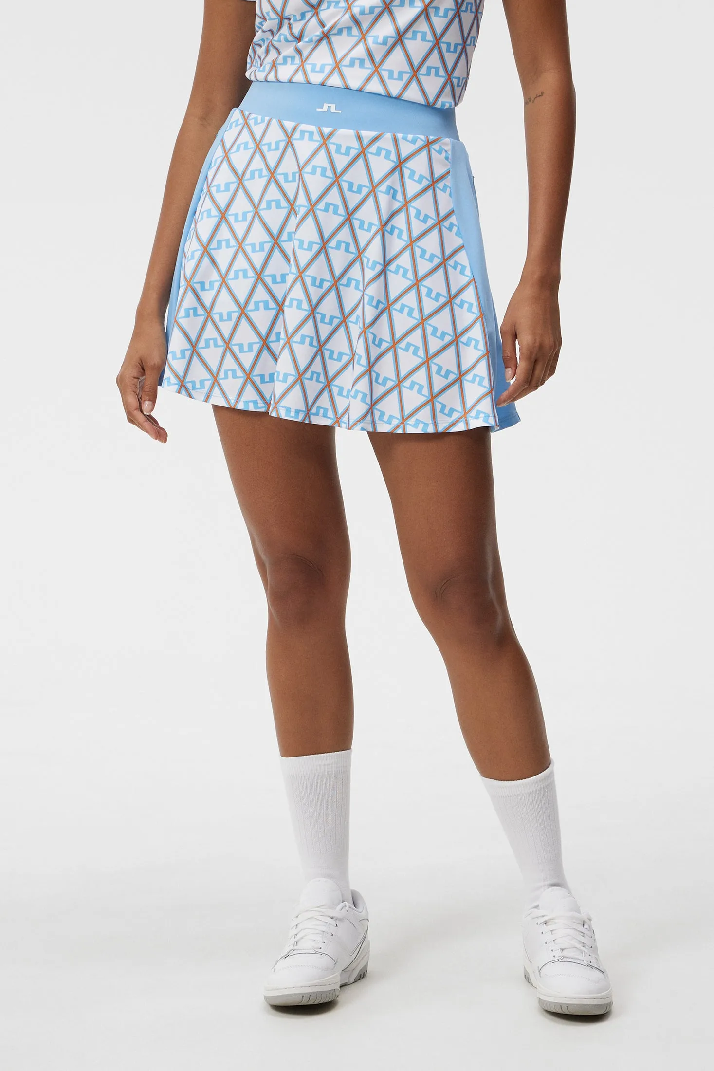 Jenny Print Skirt / Little Boy Blue Diamond