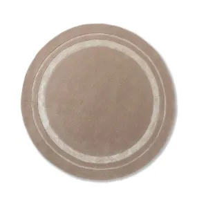 Laura Ashley Redbrook Round Rug - Hazelnut