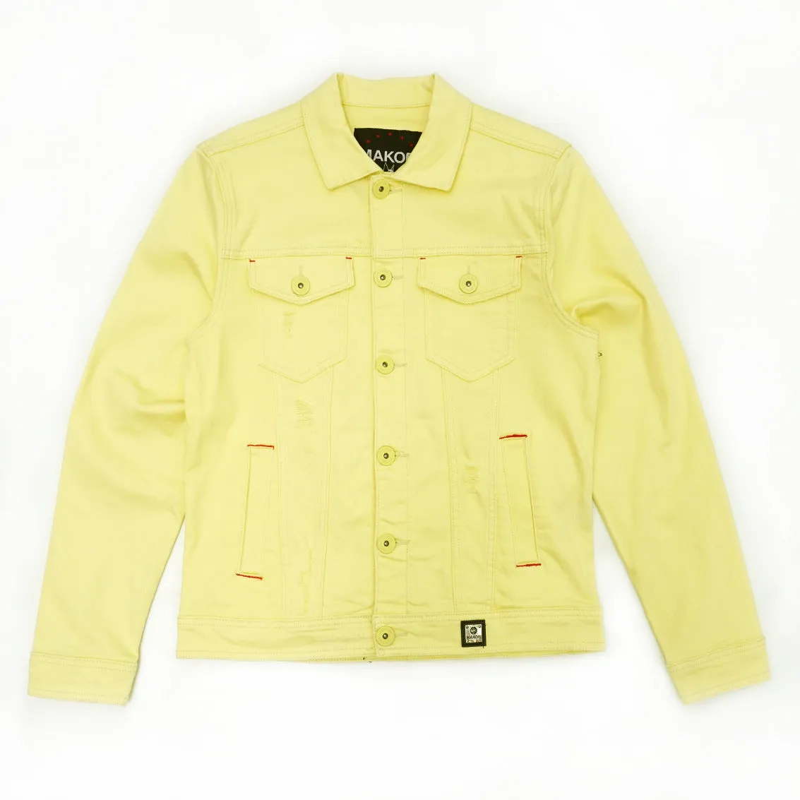 M1026 Core Denim Jacket - Yellow