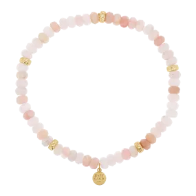 Peruvian Pink Opal Beaded Bracelet