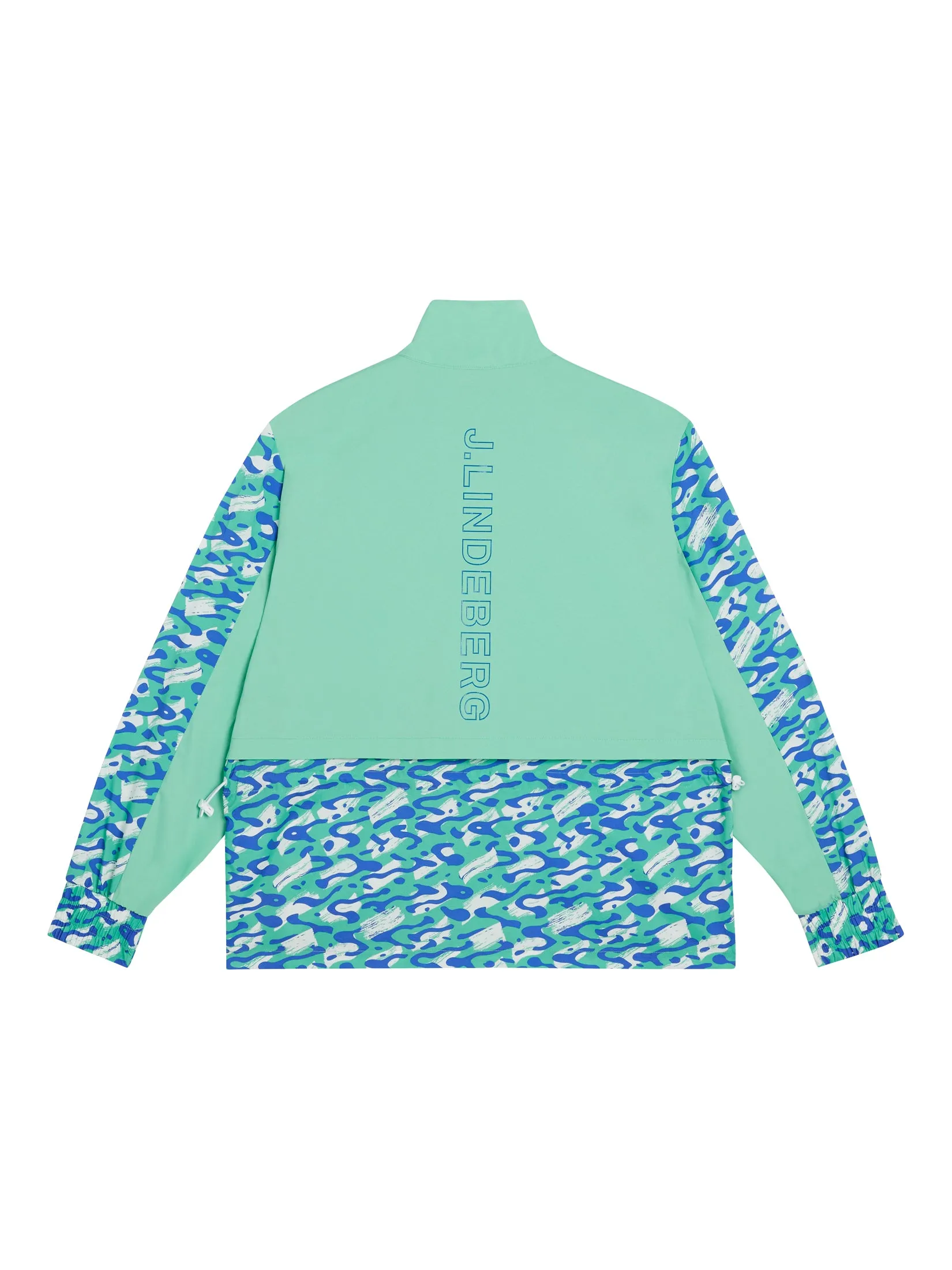 Ruby Wind Jacket printed / Caldera Jade Cream