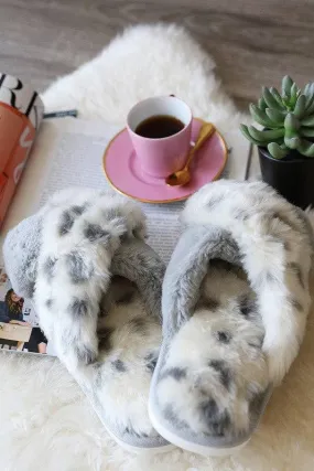 Snow Leopard Slippers