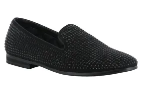 Steve Madden Caviarr Black Stud Loafer