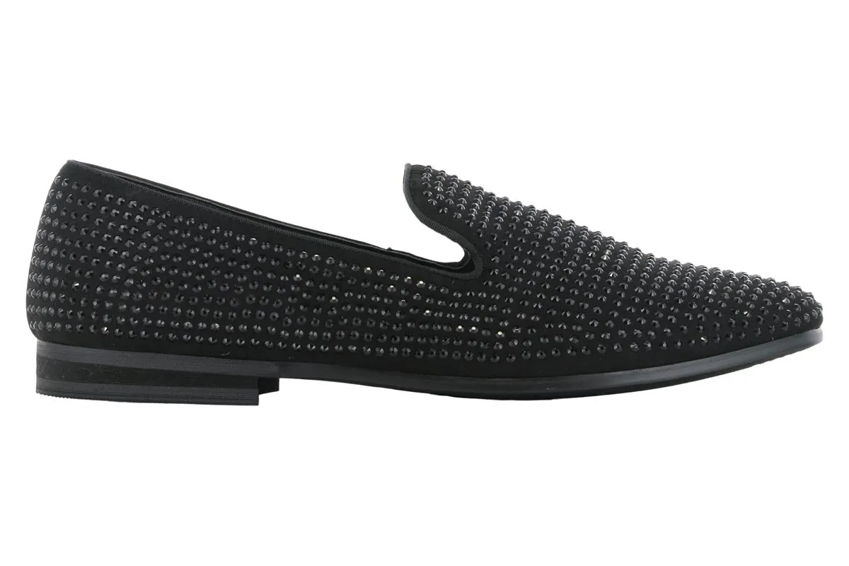 Steve Madden Caviarr Black Stud Loafer