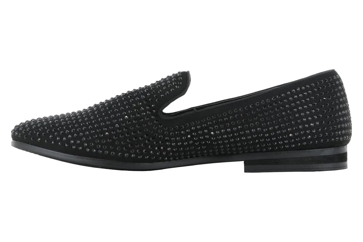 Steve Madden Caviarr Black Stud Loafer