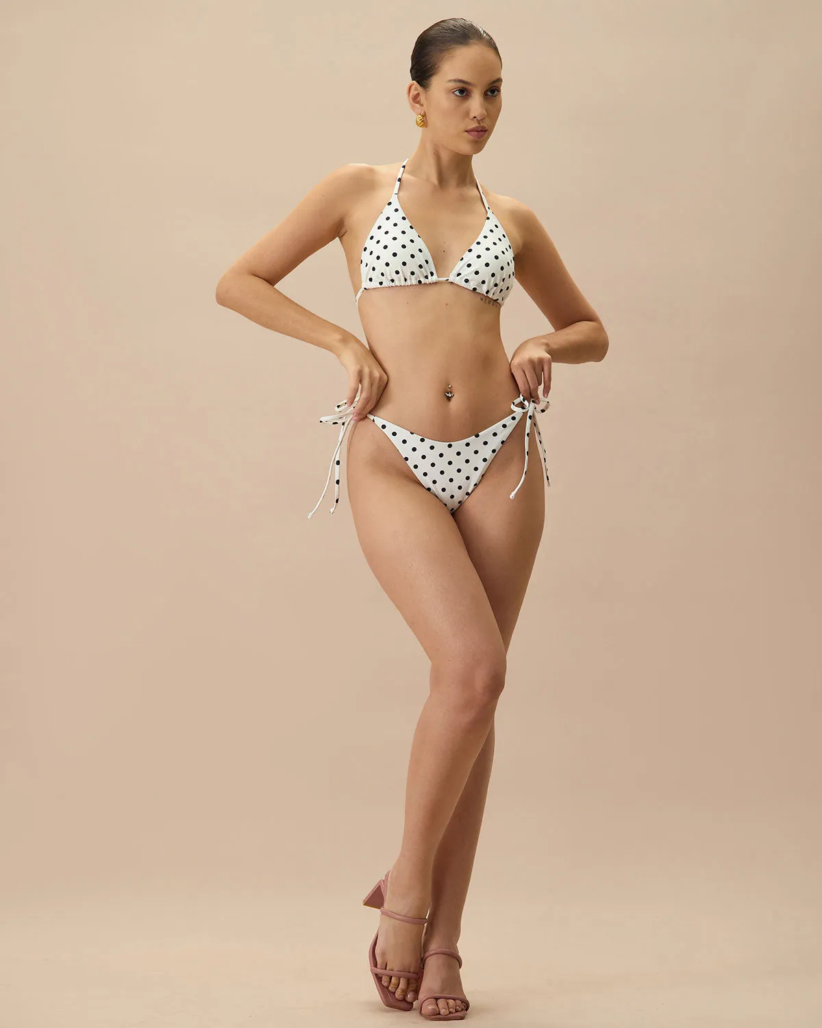 The Polka Dot Tie Bikini Bottom