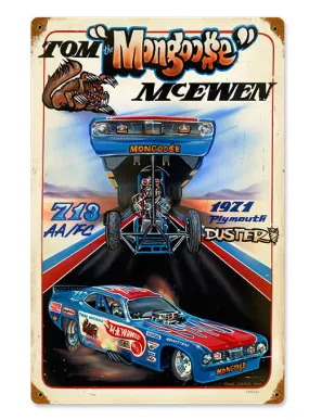 Tom McEwen Hot Wheels Sign